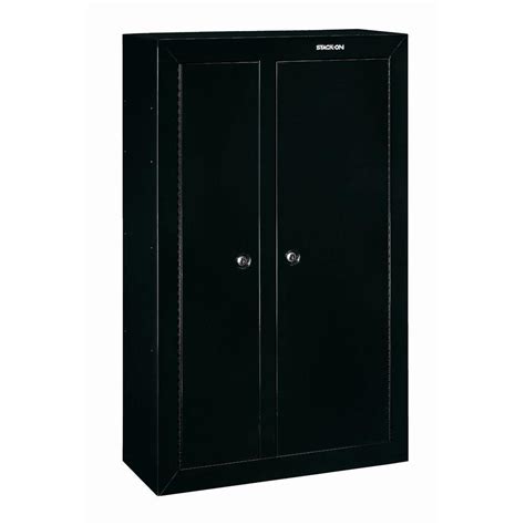 10 gun double-door steel security cabinet black|stack on gun cabinet standoffs.